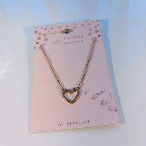 Kohl's LC Lauren Conrad Gold-Tone Heart Necklace